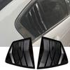 Glossy Black Side Window Louver Shutter Cover Trim For Honda Accord 2014-2017