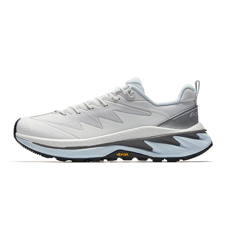 Anta Running Series Comfortable Shock Absorbing Durable Low Top Casual Running Shoes Men Sneakers White 912535598-4