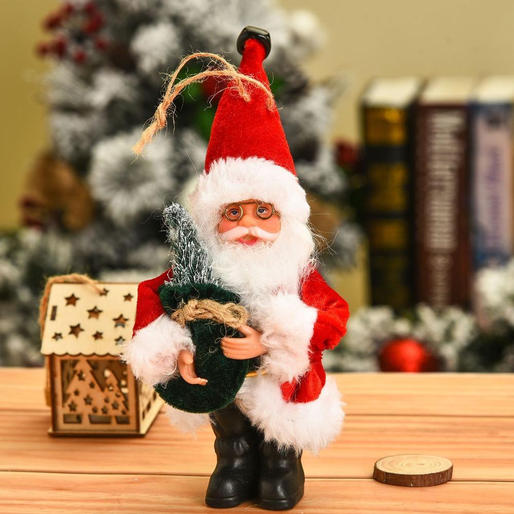 New Year Xmas Tree Ornament Party Supplies Santa Claus Doll New Home Decoration  Christmas