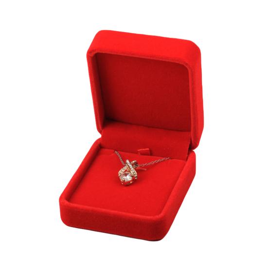 Velvet Presentation Jewelry Ring Necklace Bracelet Storage Display Box Case Gift