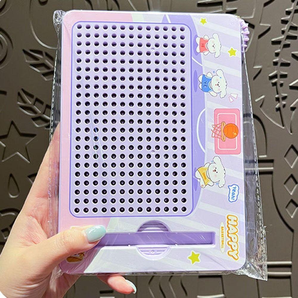 Magnetic Toy Doodle Board Keychain Cartoon Writing Pad Bag Pendant  Birthday Gift
