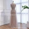 SERENE HILL Caramel Fishtail Luxury Beads High-end Dinner Art Test Solo Evening Dress LA11991A