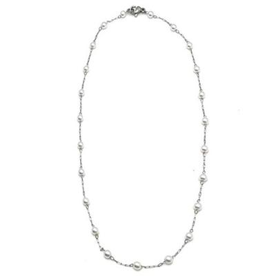 Basic Pearl Chain Necklace