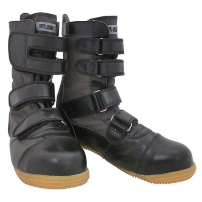 Sicherheitsschuhe für hohe Plätze, schwarze runde Spitze aus Stahl [Otafuku Gloves], Tobi, (mit Kern) JW-685 24,5 cm