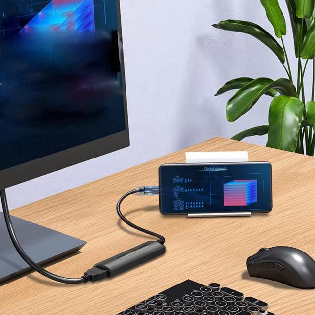5G Wireless Screen Mirroring Device for Phone, Computer, TV, Monitor, & Projector with HDMI & Low Latency