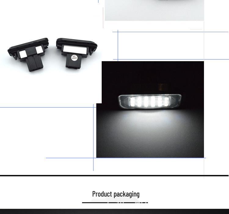 Mercedes-Benz LED License Plate Light for W203 Sedan