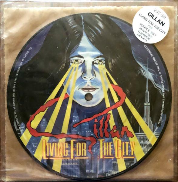 

7inch Record GILLAN Living For The City VSY519 Virgin 1982 UK Rock Used