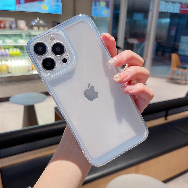 Shockproof Transparent Ultra Thin Phone Case For Iphone 14 13 11 12 Pro Max Xs Max Xr X 14promax Clear Silicone Back Cover Funda