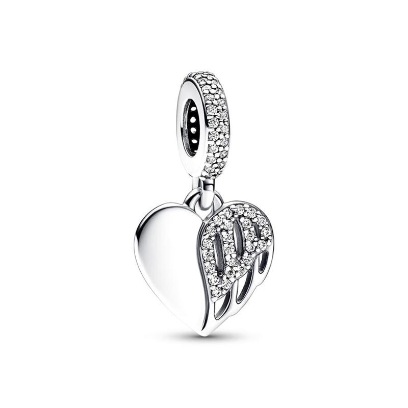 Sparkling Queen & Regal Crown Stones & Enamel Clip Snowflake Flower&Heart Charm Beads Fit Original Bracelet Diy Jewelry