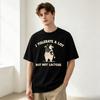 Unisex Casual Short Sleeve Tee I Tolerate A Lot But Not Lactose Cartoon Cow Print Summer Daily Soft Loose Tshirt