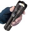 Flashlight 3 1800mah Led Portable Lighting Modes Power Display Emergency Lantern Outdoor Camping Usb Rechargeable Torch