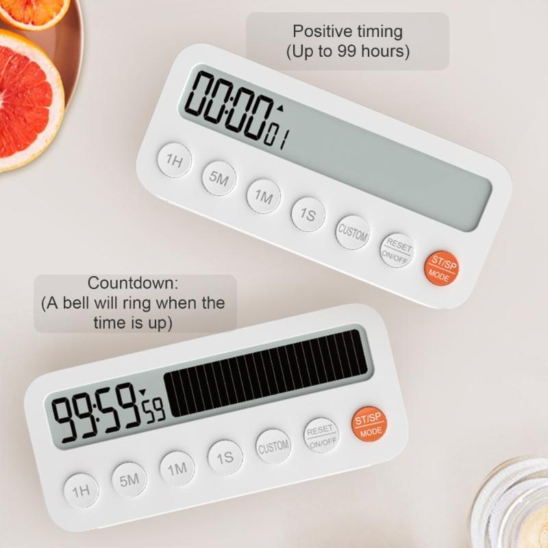 Magnetic Attraction Visual Timer Easy to See Magnetic Countdown Timer with Clear Display for Kitche Office & Gym Use
