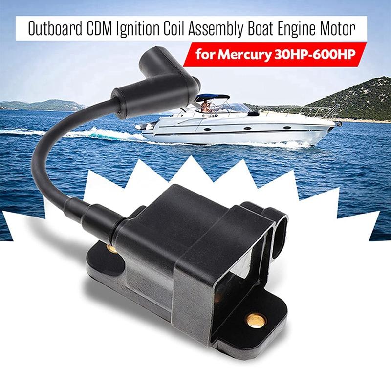 CDM Ignition Coil For Mercury Mercruiser 100 HP 200 HP 30 HP 40 HP 827509A5 827509A7 827509A10 827509T Parts Accessories