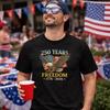 USA 250th Anniversary T Shirt Eagle Freedom 100 Percent Cotton