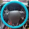 Car Steering Wheel Protector Covers 15inch Anti Slip Cover Elastic Geometric Pattern Cover Silicone Car Accessories
