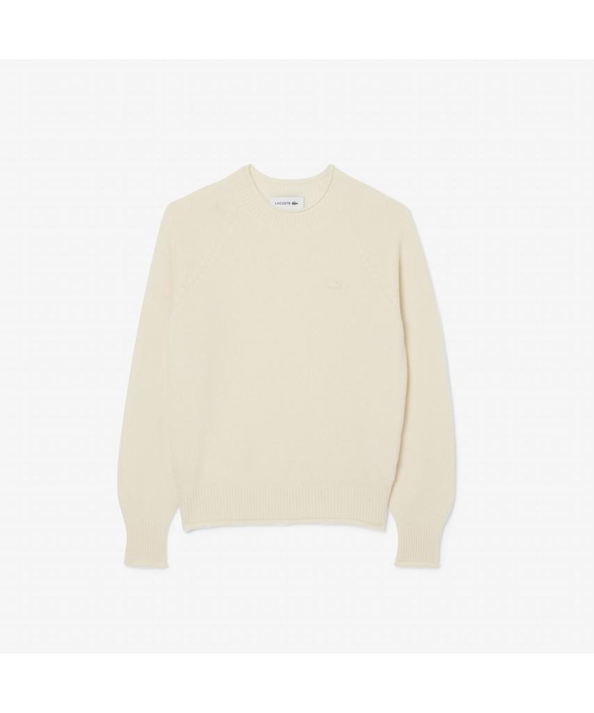 LACOSTE Women'S Carded Wool Crew Neck Sweater Af4160-55N Xfj