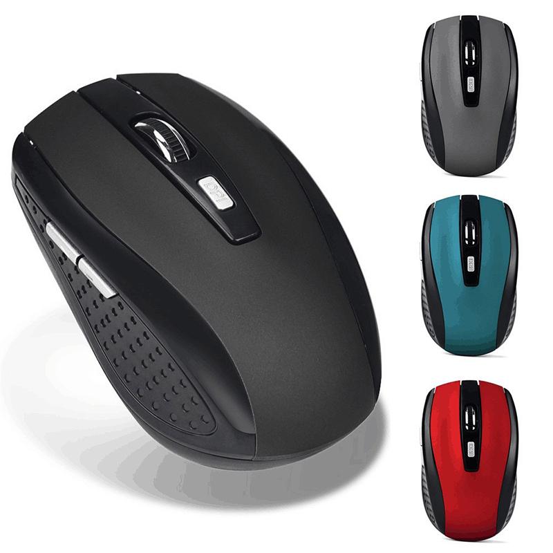 2.4G Usb Red Optical Wireless Mouse 6D For Computer Laptop Gaming Mice Ergonomically-Designed Wireless Mouse
