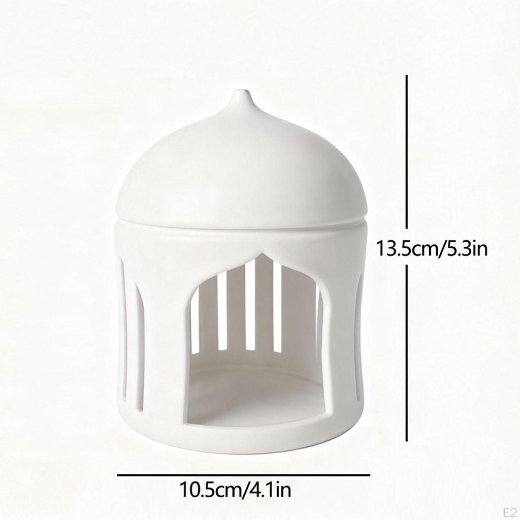 Ceramic Candle Holder Table Centerpiece Decoration Gift Stand Dinner Ornament for