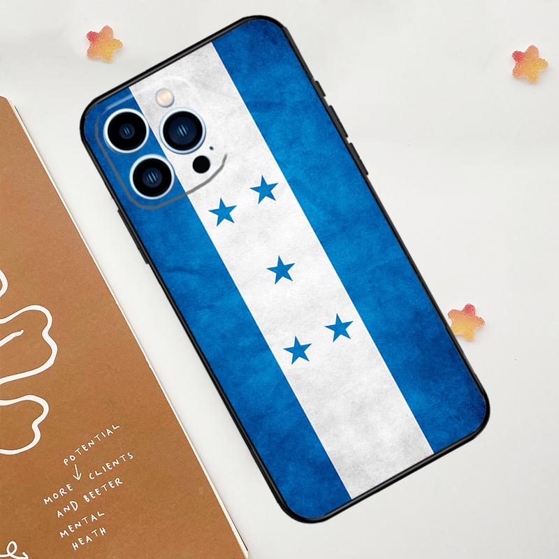 Honduras Flagge Handyhülle Für iPhone 15 16 14 13 12 11 Pro Max Mini Plus XS X XR Rückabdeckung