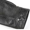 Men's Autumn and Winter Leather Jacket Large Size PU Baseball Jacket Motorcycle Jacket Men's Clothing