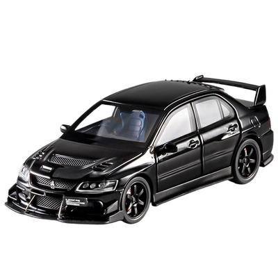 1/32 Mitsubishi Lancer Evolution EVO IX 9 Legierungs-Sportwagenmodell Diecasts Metall Rennfahrzeuge Automodell Sound Licht Kindergeschenke