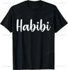 Habibi  Perfect Muslim Honeymoon Arabic Wedding Gift TShirt Custom Printed Graphic T Shirts Streetwear Camiseta