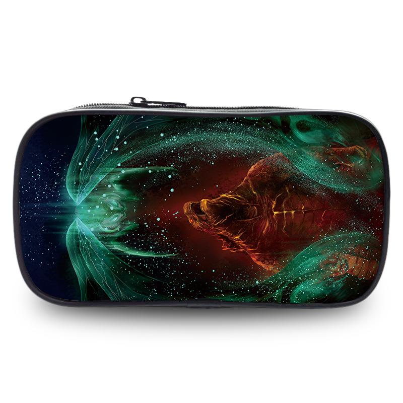 Godzilla Wars King Kong Pencil Case Stationery Case Pencil Case Student Office Pencil Bag Student Pencil Bag Stationery Storage Bag