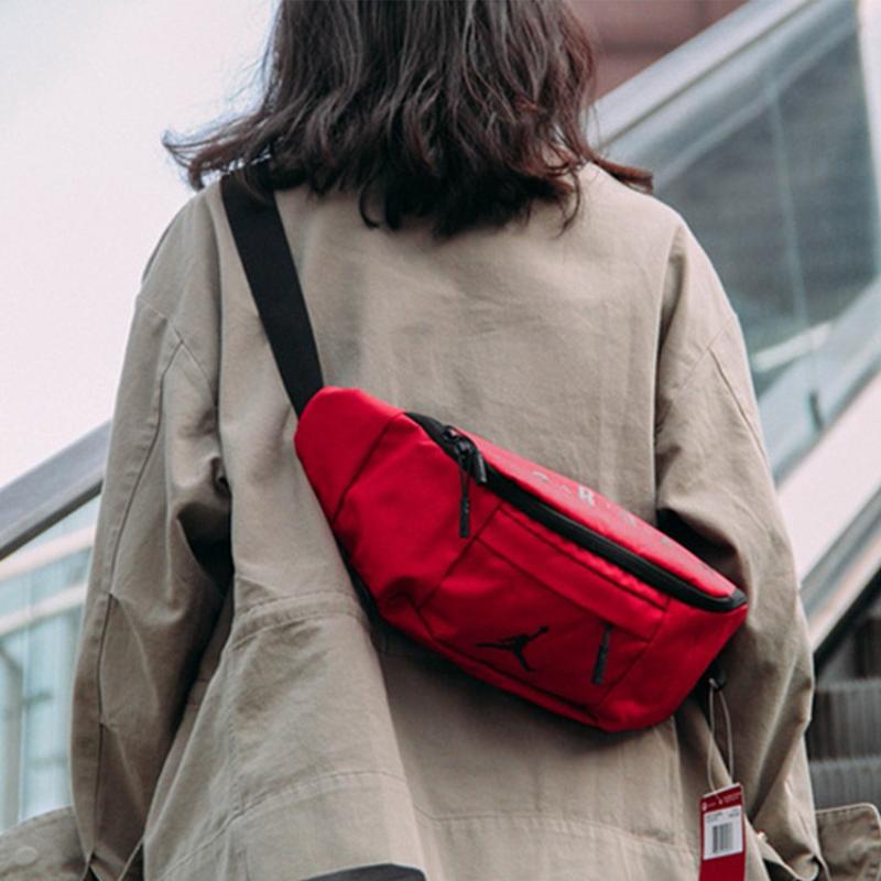 Jordan Polyester Crossbody Bag, Fanny Pack Regular Unisex Red Jordan HA5050-678