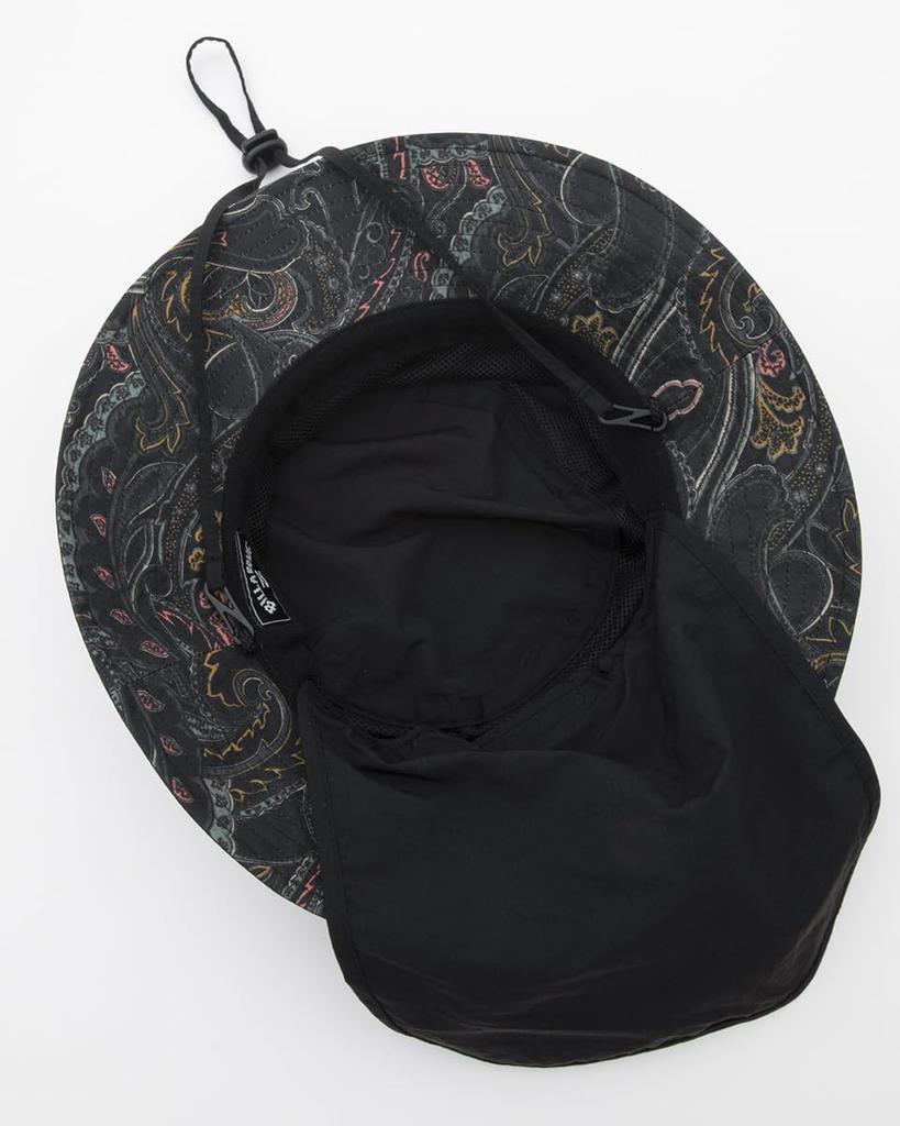 Amphibious Outdoor Beach Hat with Patterned Underbrim and Sunshade