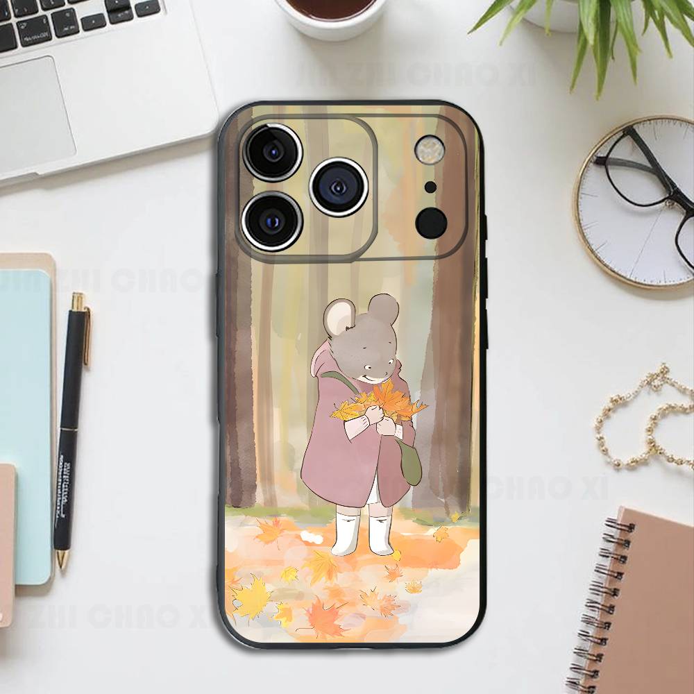 

Ernest Celestine Comics Silicone Soft Phone Case For IPhone17 16 15 14 13 12 11 Pro Max Plus X XR SE Cover iPhone17pro