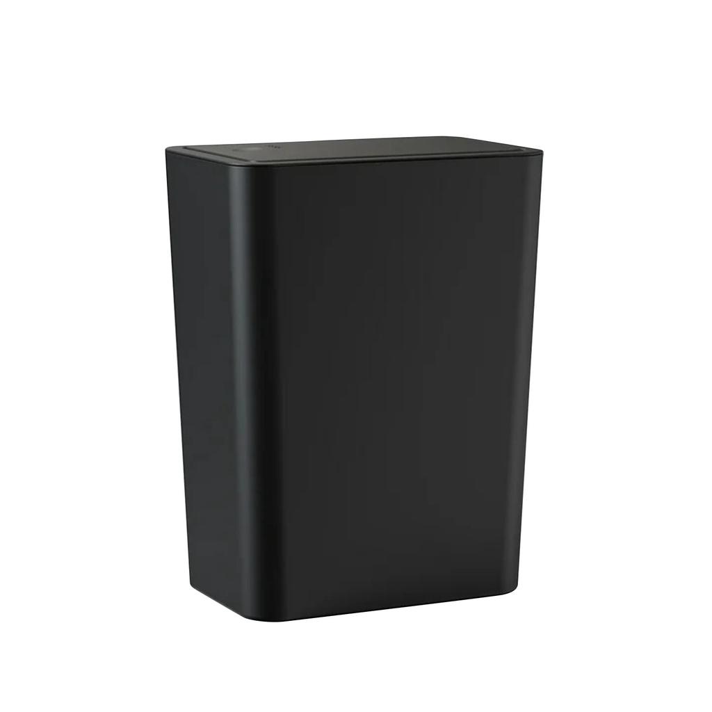 Small Covered Trash Can, 10 Liter Plastic Trash Can With Pop-up Lid, Suitable For Bathrooms, Bedrooms, Offices, Kitchens