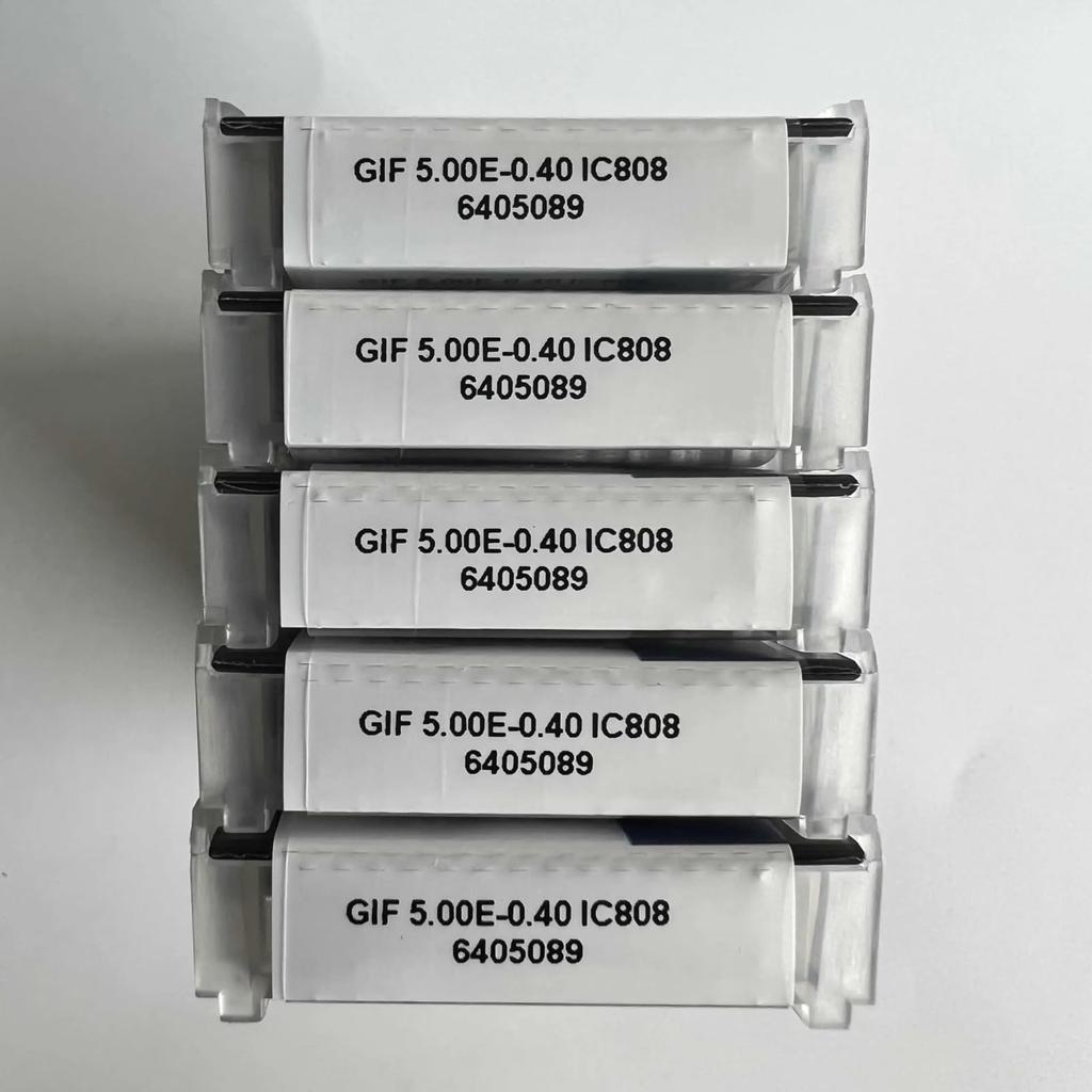 ISCAR / GIF5.00E-0.40 IC808 /Industrial indexable Carbide Inserts 10 PCS