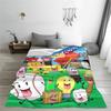 Inanimate Insanity Cartoon Blanket All Characters Plush Vintage Soft Throw Blanket Chair Covering Sofa All Season Bedroom