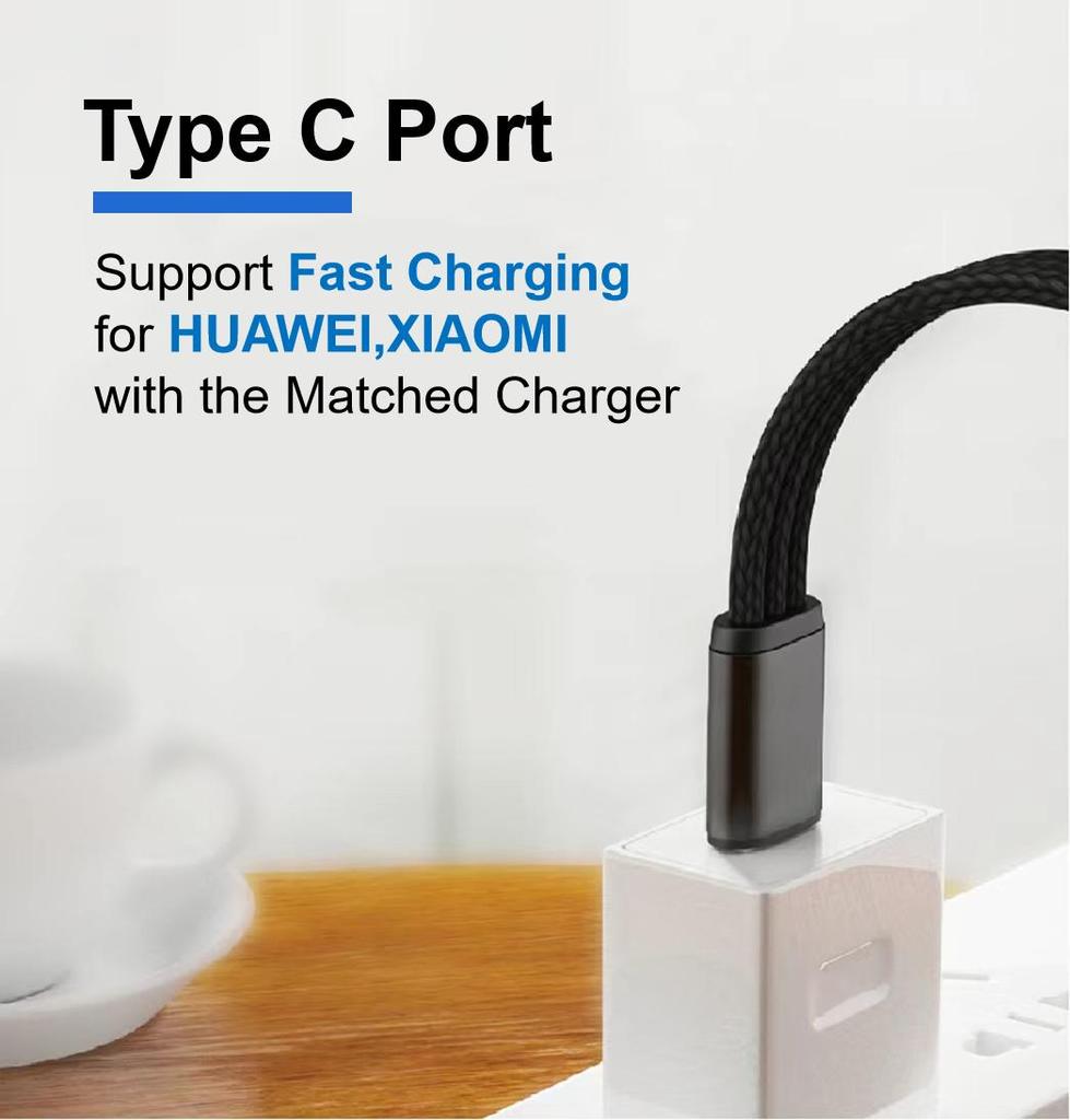 Cavo di ricarica USB C a USB C 3 in 1 GIMIRO Cavi di trasferimento dati di ricarica rapida di tipo C