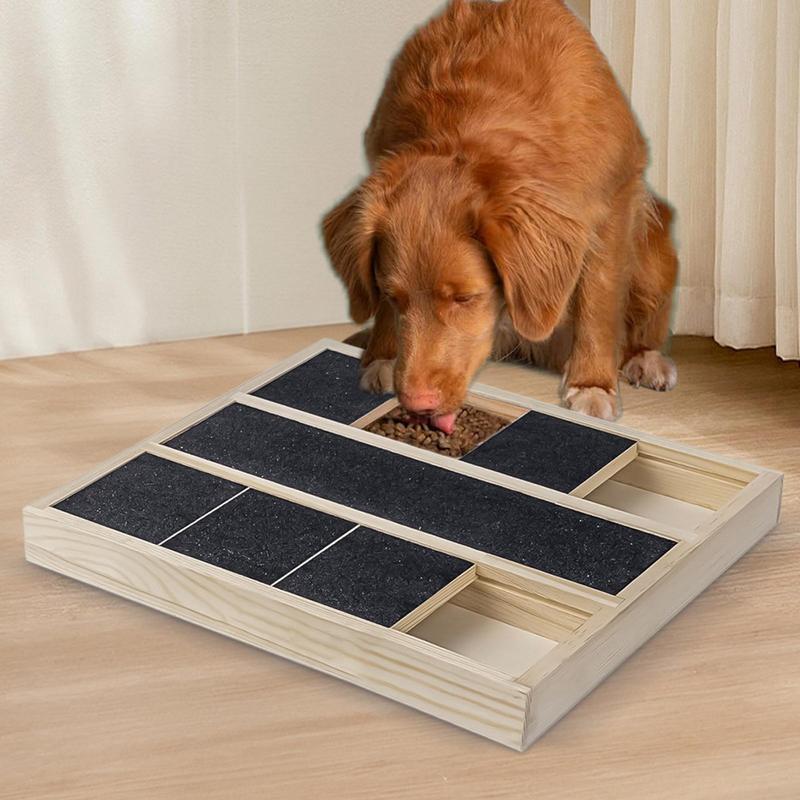 2025 Dog Nail Scratch Board Wood Claw Grooming Pad Dog Puzzle Toy Interactive Pet Dogs Nail Grinders Relaxing Toy For Indoor Pet