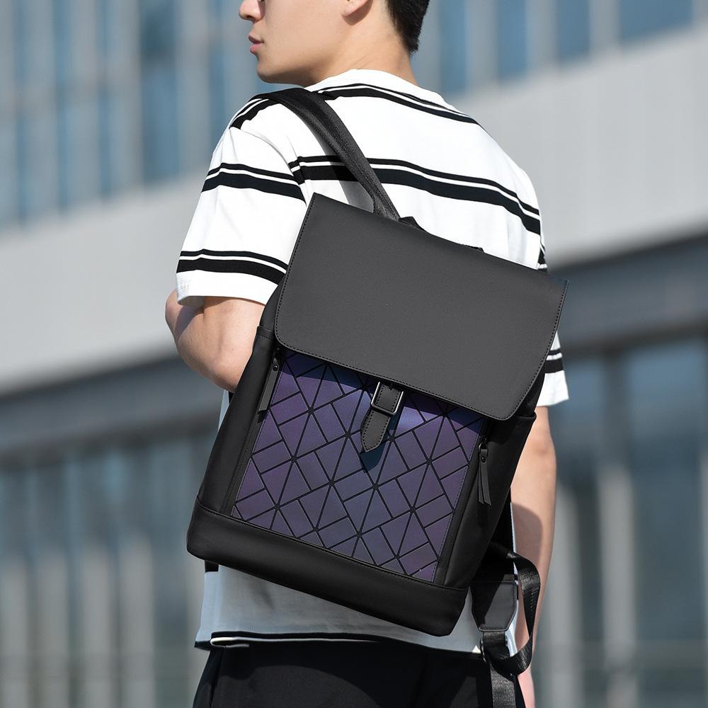 Rucksack für Herren Großes Fassungsvermögen Pendeln Computerrucksack Business Casual College-Student Schultasche Wasserdichte Reisetasche Herren-Tasche