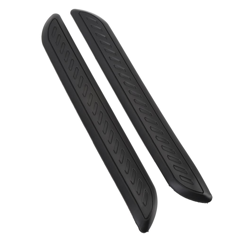 2 stk Støtfangerbeskyttelseslist Venstre Høyre Blank Svart Sterk Beskyttelse Gummi Støtfangerbeskytter Deksel for