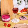 8 Cotton Rope Woven Placemats and Coasters: Handcrafted, Minimalist Coasters with a Japanese-Style Table Setting
