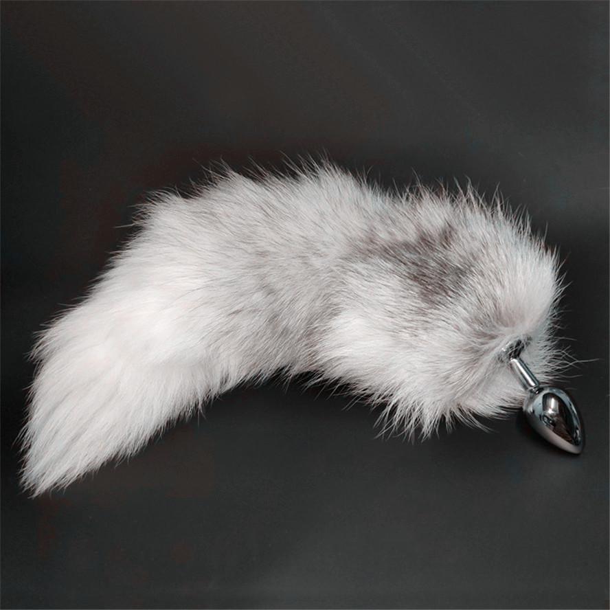 Fox Tails Anal Plug Metal Anal Sex Toys Butt Plug Sex Games Role Play Cosplay Toys Drop Shipping