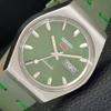 5 AUTOMATIC VINTAGE JAPAN 6309A MENS GREEN COLOR DIAL WATCH A701335-5 R206a-a701335