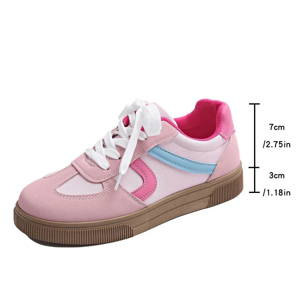 Fashion Retro Large Size Women's Deqin Shoes Casual Sporty Slip-On Polyurethane Upgraded Spring Autumn Season Versatile Footwear