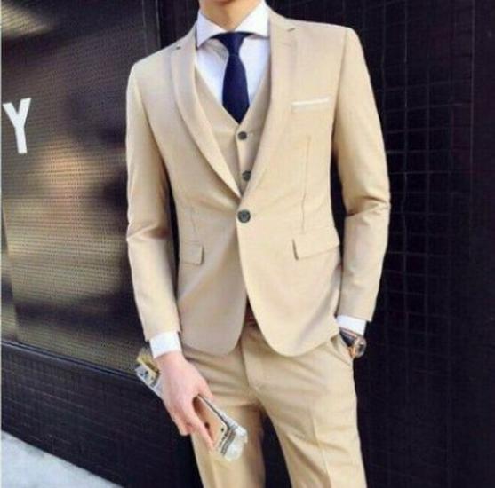 Europese Maat Heren Slim Fit Blazer - Verdikte Casual Pak, Koreaanse Stijl