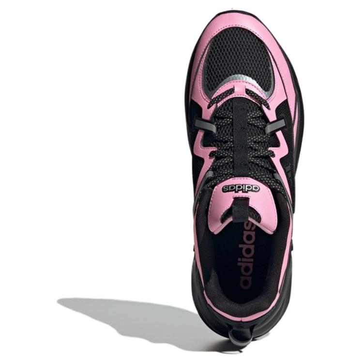 Adidas Ozwave Surge 2.0 Comfortable Versatile Shock Absorbing Durable Low Top Dad Shoes Unisex Sneakers Black Pink JQ9257