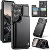 CaseMe Premium PU Leather Case For Samsung Galaxy S26+ S25 S24 S23 S22 S21 S20 Plus Ultra FE Card Wallet Holder Phone Back Cover Protector Skins