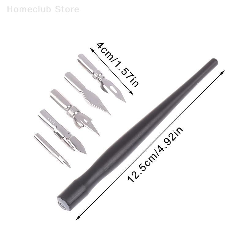 1Set Panel Line Accent Pen Assembly Model Tool Pen Avoid Scrubbing Infiltration DIY Hobby Tool Model Tools Dip Pen Nib