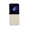 Korean Style Matte PC Case With Color-Block Design Galaxy Z Flip 6 5 4 3 Magnetic Snap-On Back Cover