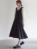 Mite Ribbon Flare Dress_Black