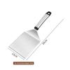Stainless Steel Teppanyaki Spatula for Cooking, Hand-Grabbed Pancake and Steak Griddle Tool