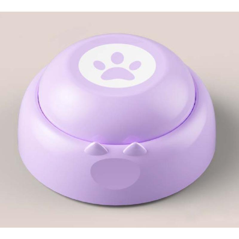 

Dog Toy Pet Communication Voice Button Speaking Interaction Training Recording Voice Tool Squeezing Cat Products фиолетовый