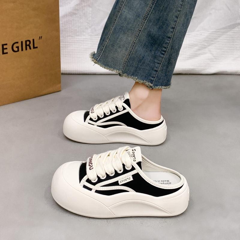 

CRLAYDK Классические женские кроссовки Удобные мюли Слипоны Повседневные лоферы на платформе Туфли без задника Обувь для ходьбы Женские шлепанцы 40